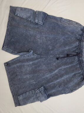 Another Influence Mens Fleece Shorts Cargo XL Pull On Drawstring Elastic Waist